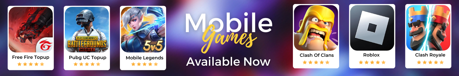 Mobile Games Banner